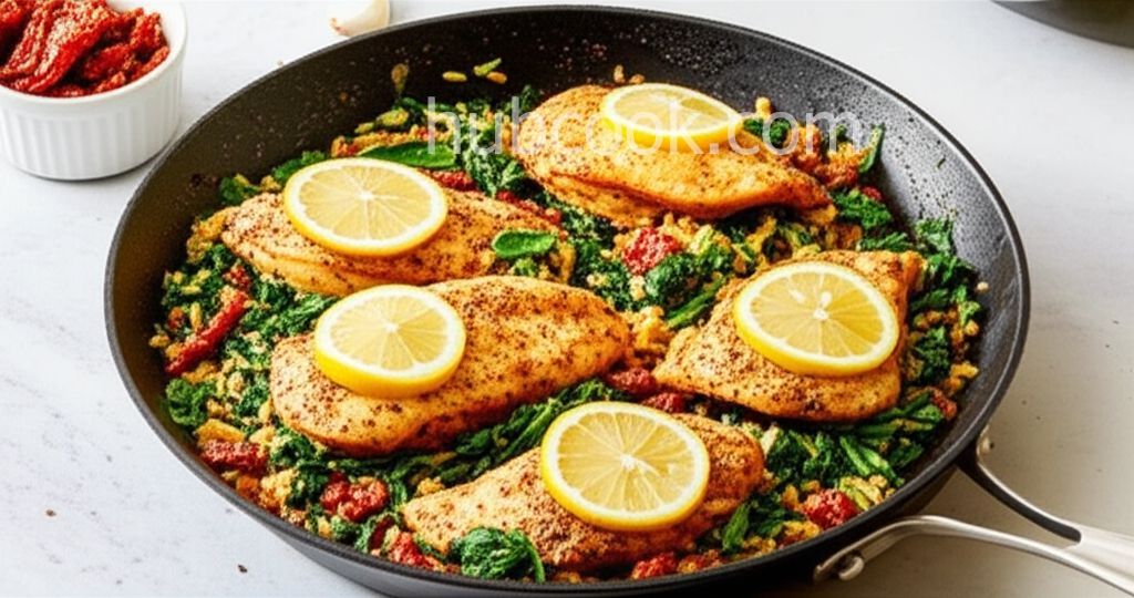 Mediterranean Chicken Skillet Dinner