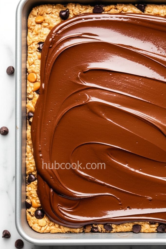 Monster Cookie Bars with Peanut Butter and Oatmeal