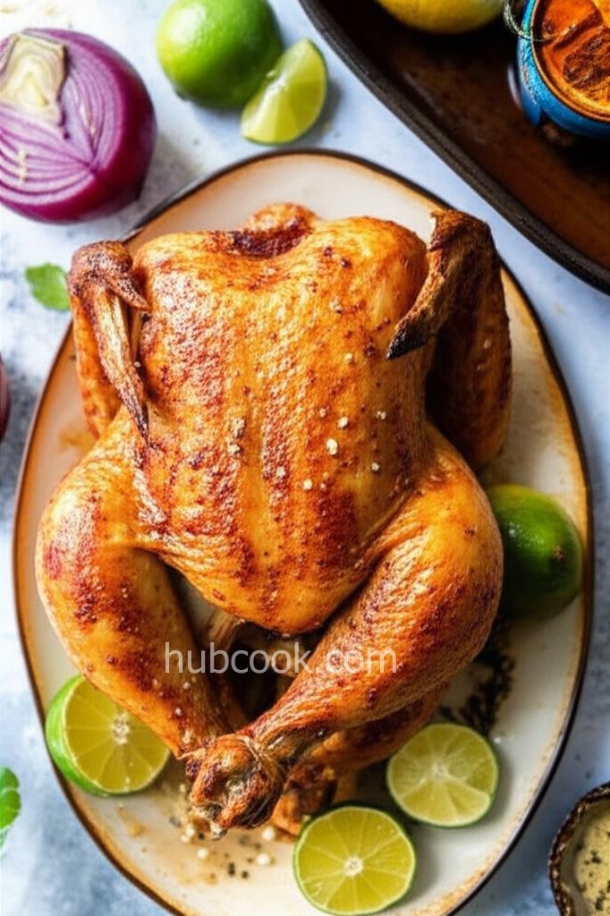 Roasted Beer Butt Lime Chicken