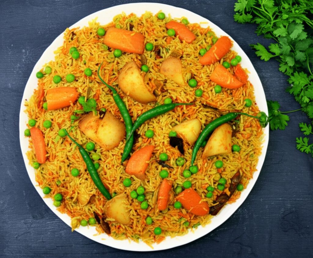Vegetable Biryani (Tehri)