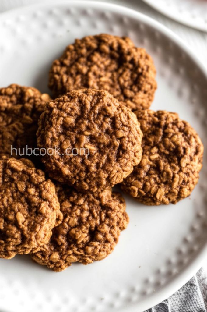 WWII Oatmeal Molasses Cookies