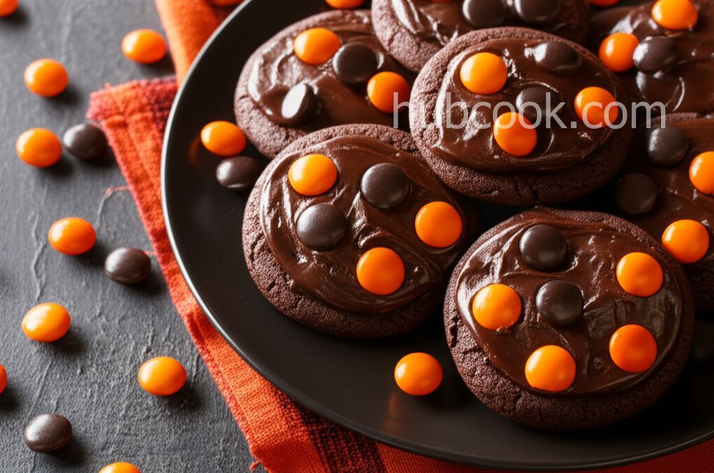 Chocolate Halloween Cookies