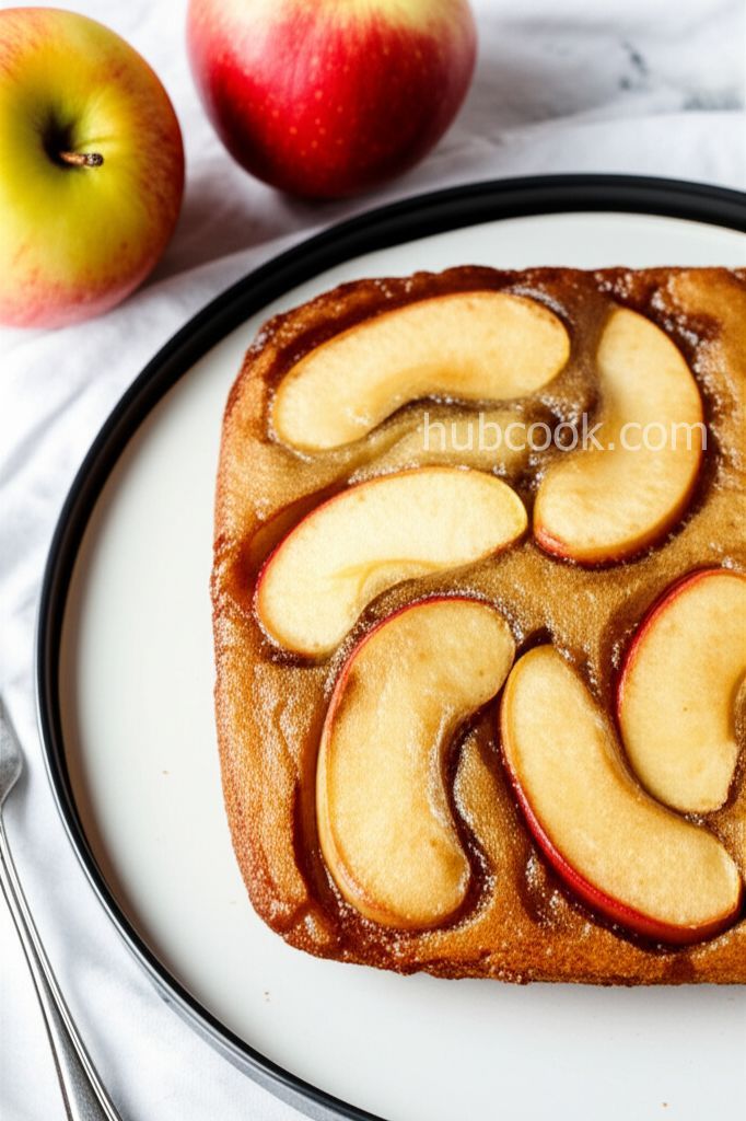 Easy Upside Down Russian Biskvit With Apples