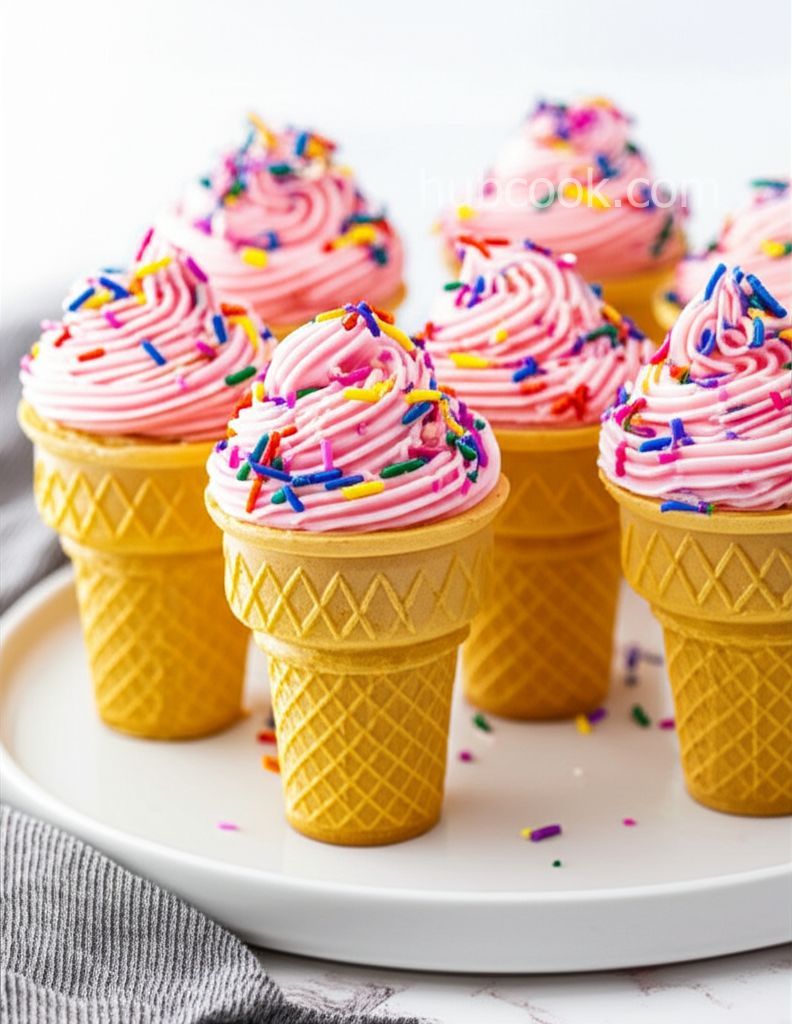 Ice Cream Cone Cupcakes