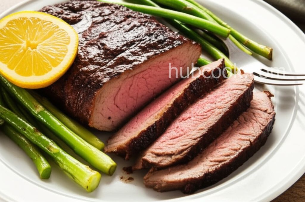 Lemon-Marinated London Broil