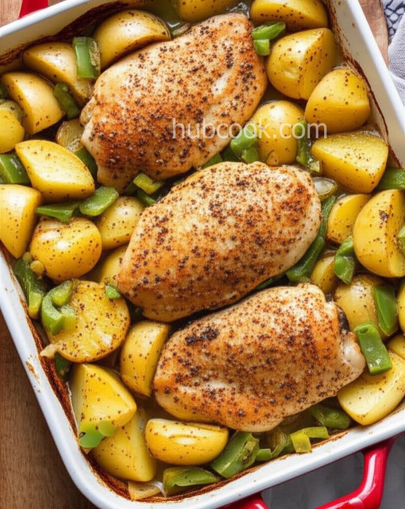 Lemon-Pepper Chicken and Potatoes