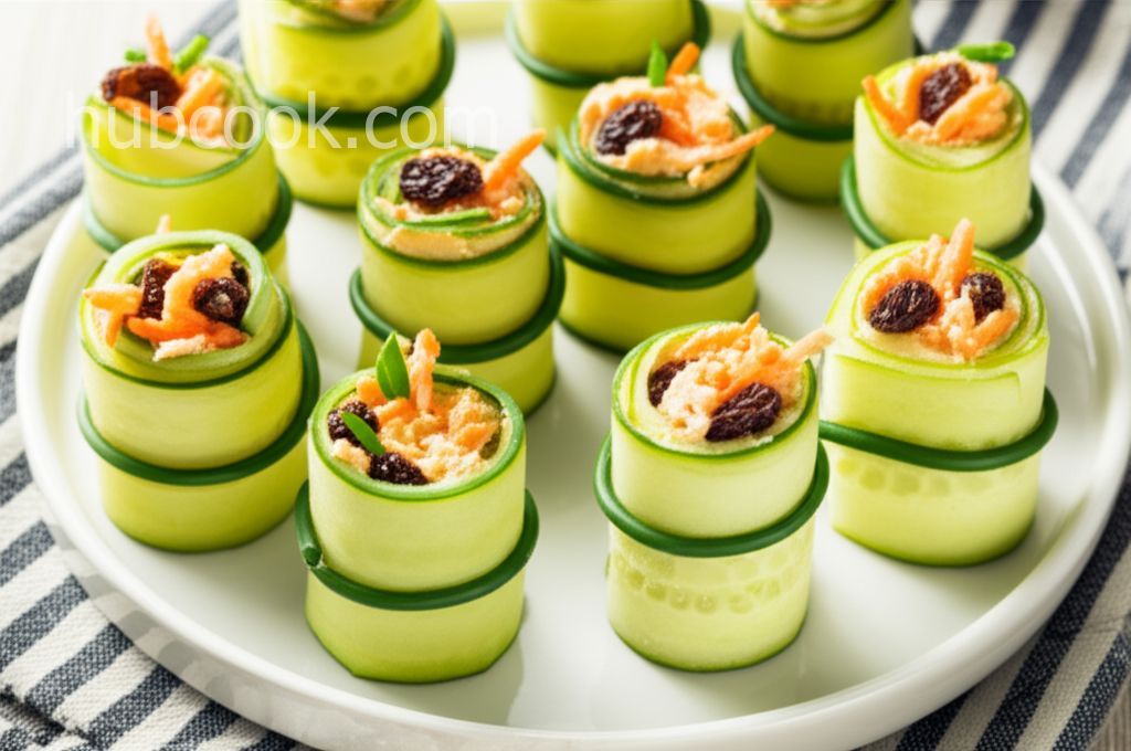 Mini Cucumber Sushi Rolls