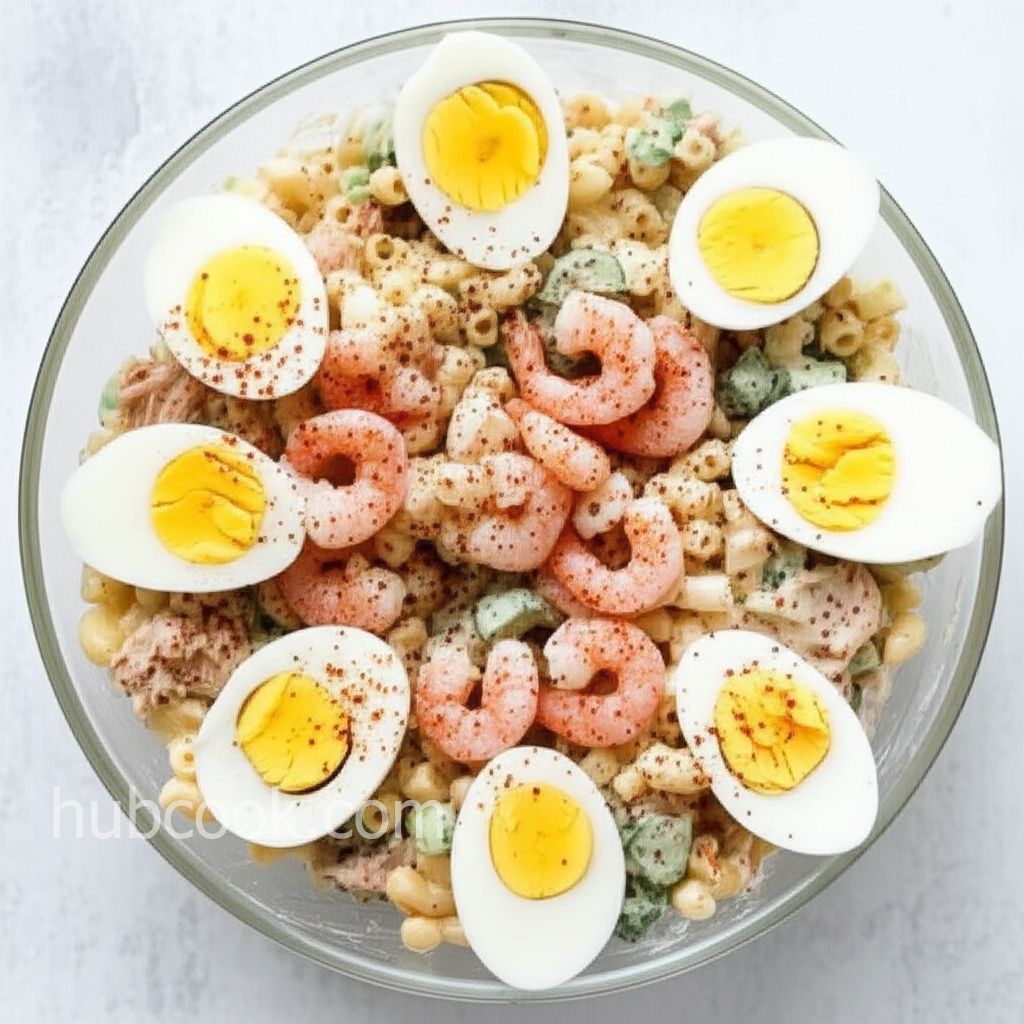 My Mom's Awesome Macaroni Salad (enough to feed a crowd!)