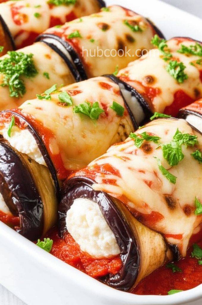 Ricotta Eggplant Rolls