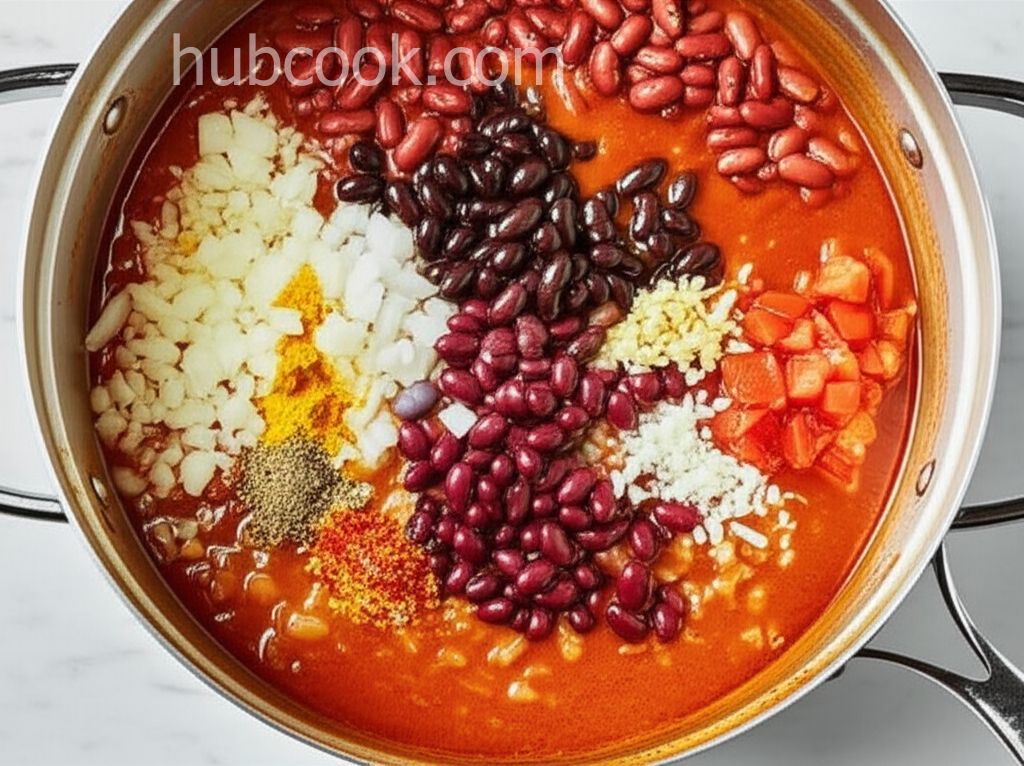Spicy Turkey Four-Bean Chili