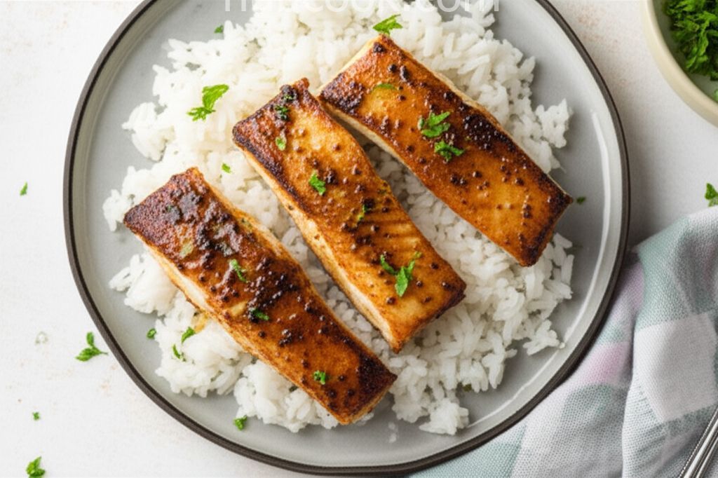 Striped Bass Seared with Honey and Ouzo