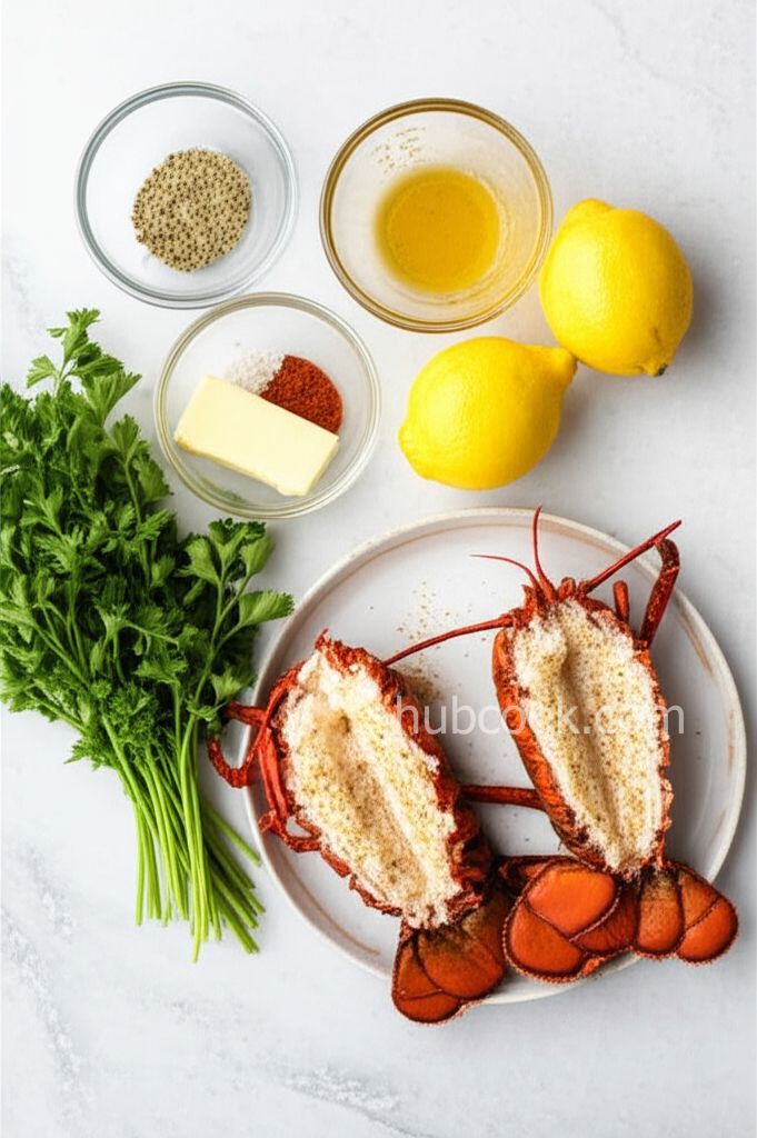Air Fryer Lobster Tails with Lemon-Garlic Butter