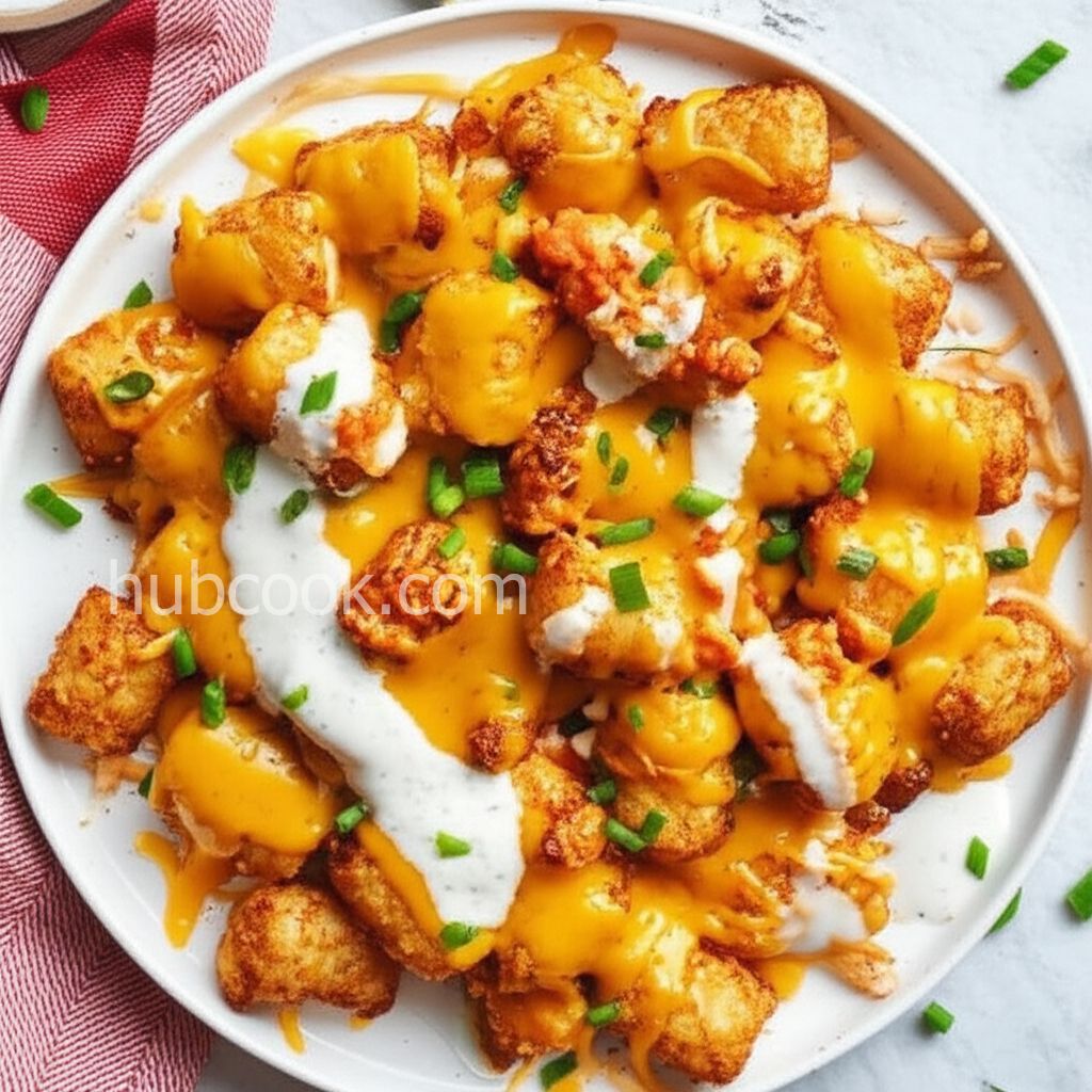 Buffalo Chicken Totchos