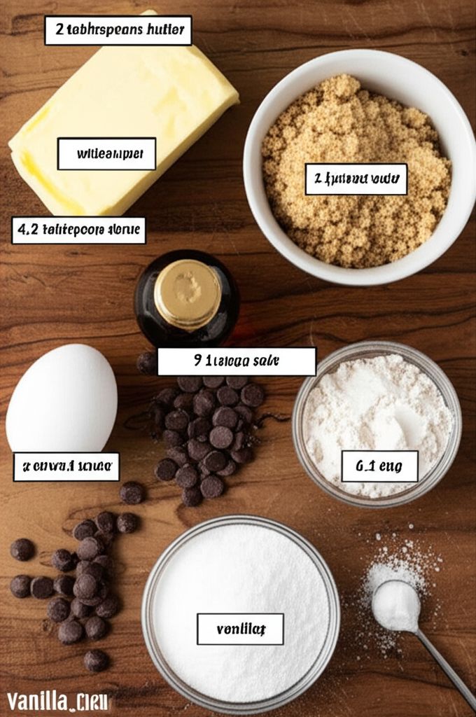 Chocolate Chip Cookies for One
