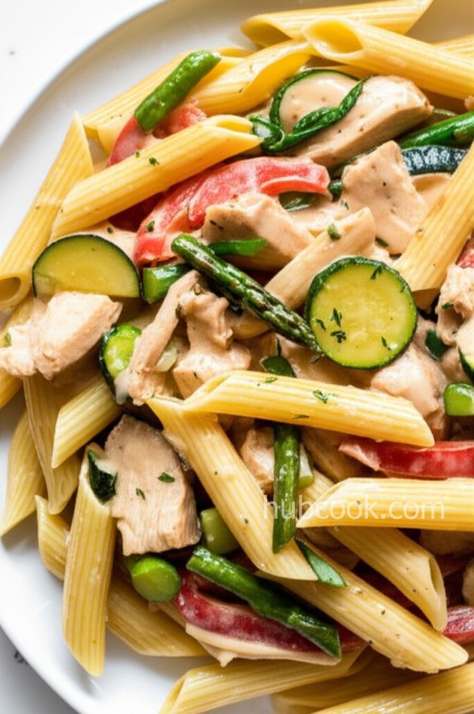 Creamy PHILADELPHIA® Pasta Primavera