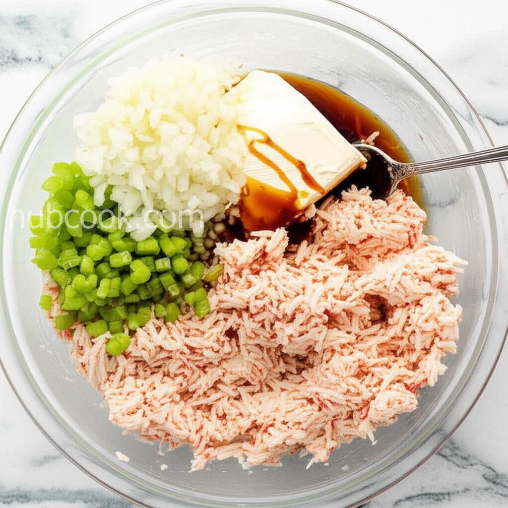 Devil Crab Cream Cheese Ball