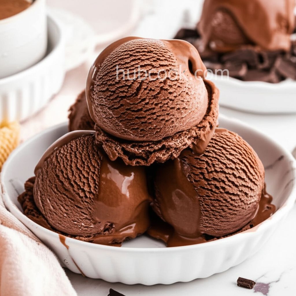 Eggless Chocolate Gelato