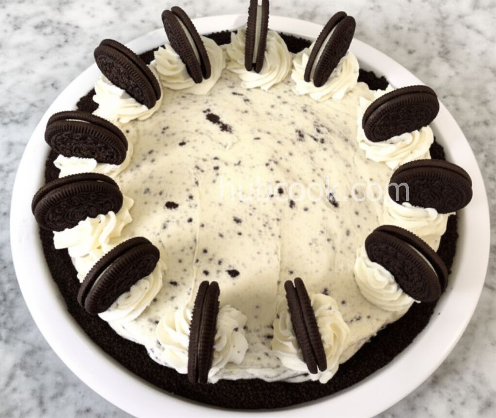 Ice Cream Oreo Cookie Pie