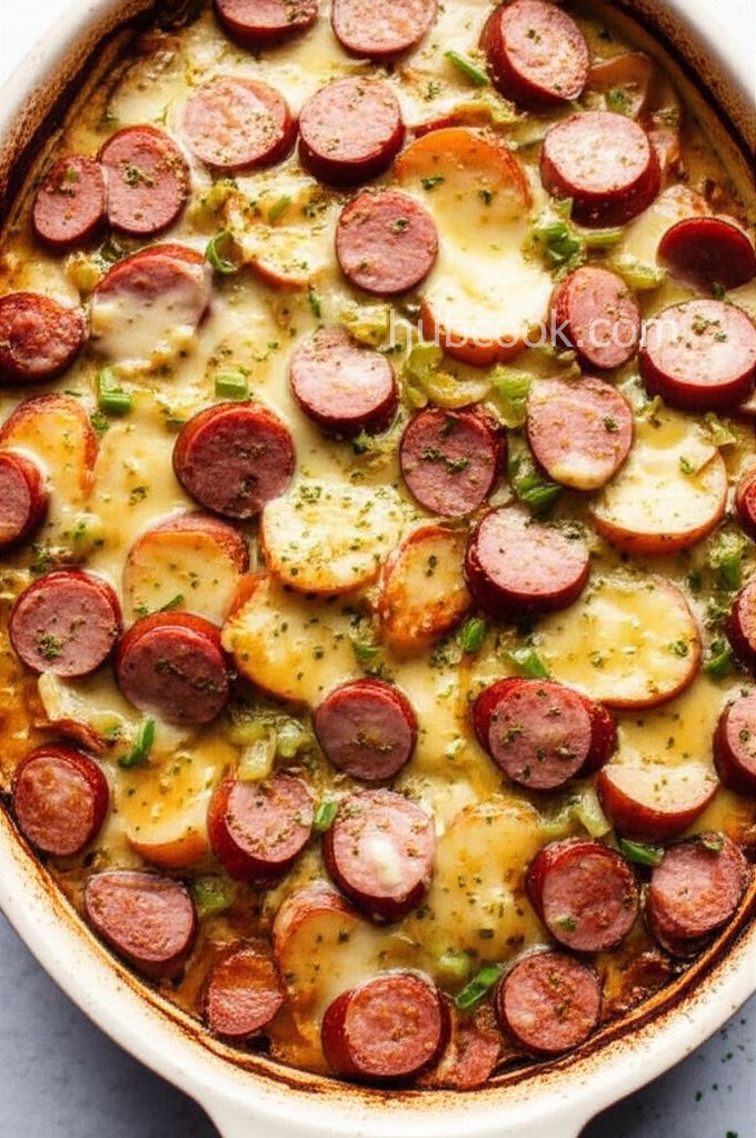 Kielbasa Potato Bake