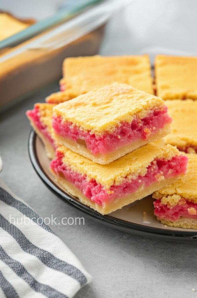 Lemon Rhubarb Bars