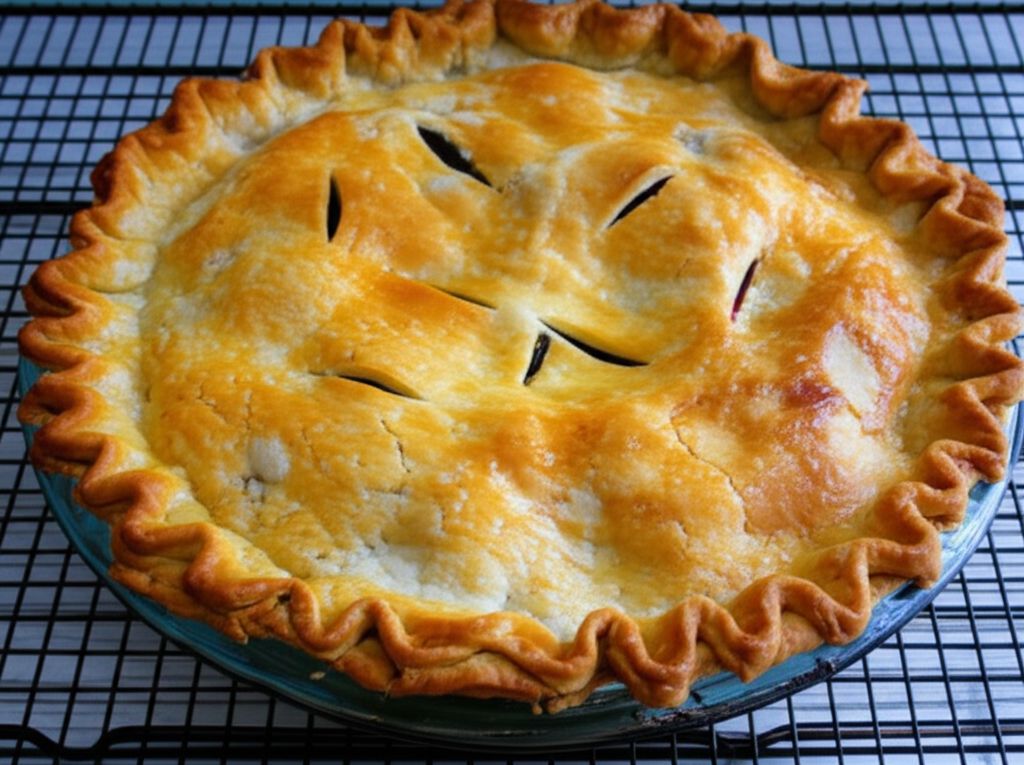 Mystery Ingredient Wild Blueberry Pie