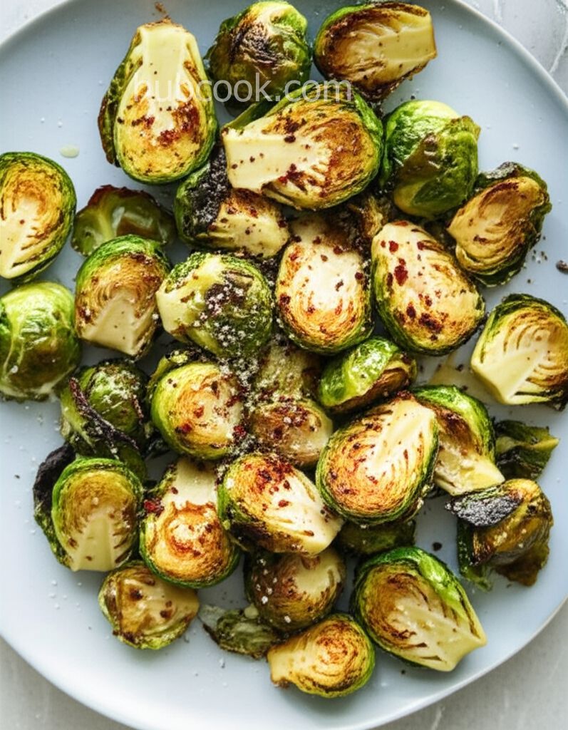 Roasted Brussels Sprouts with Parmesan