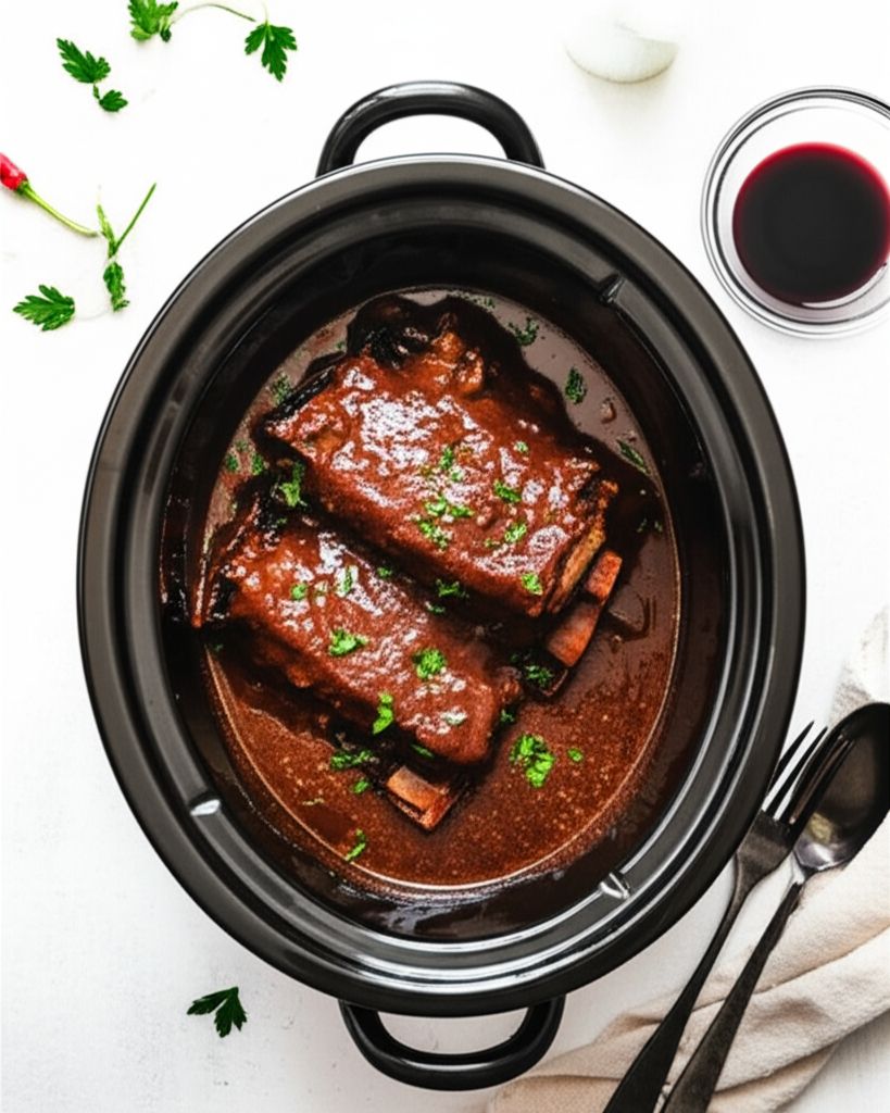 Slow-Cooked German Short Ribs