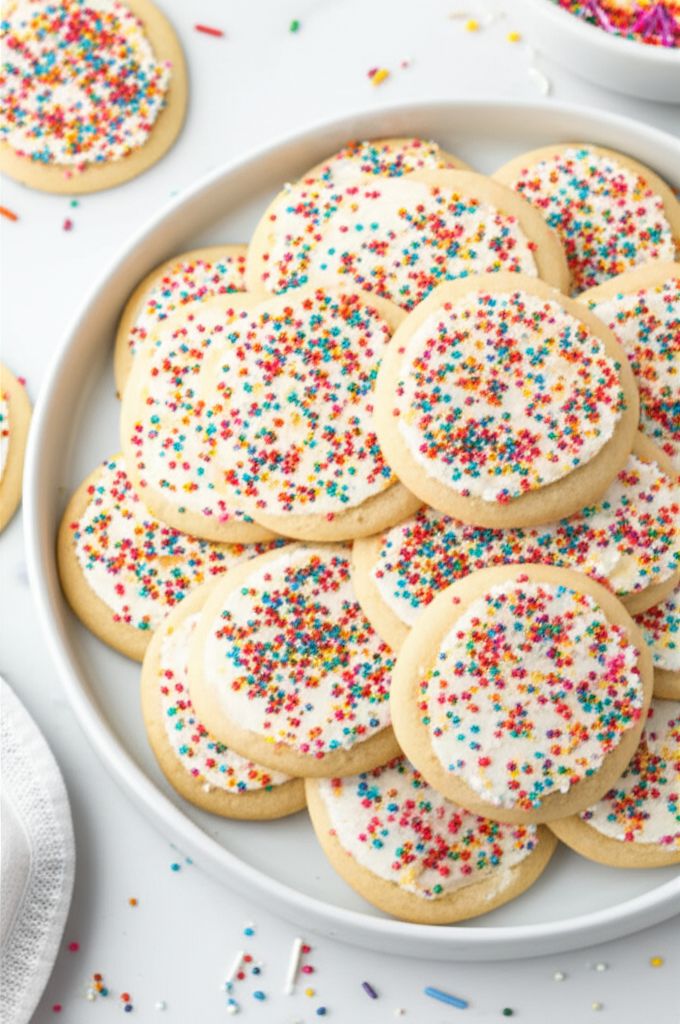 Soft Birthday Cake Cookies