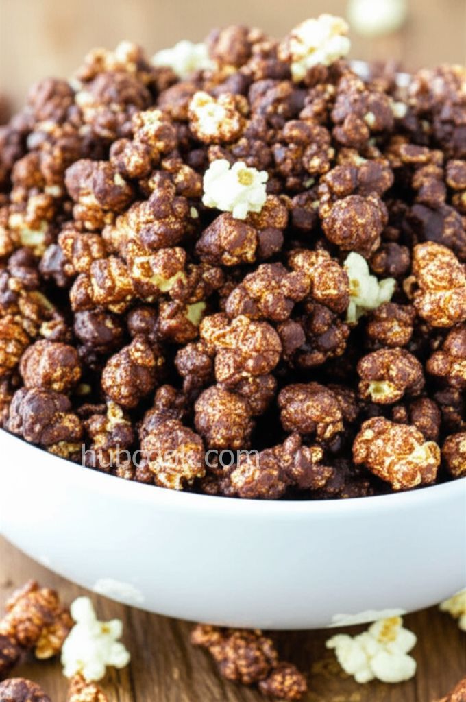 Stovetop Dark Chocolate Popcorn