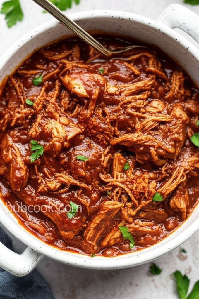 Sweet and Smoky Slow-Cooked Pulled Pork Loin