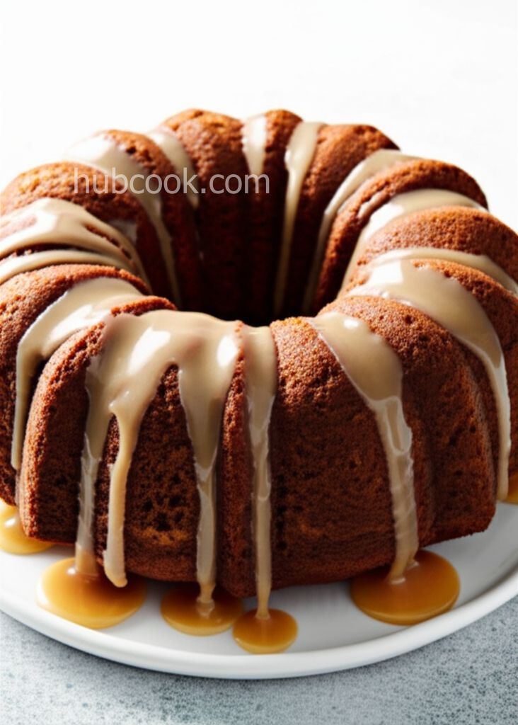 Sweet Potato Cake with Maple-Bourbon Pecans