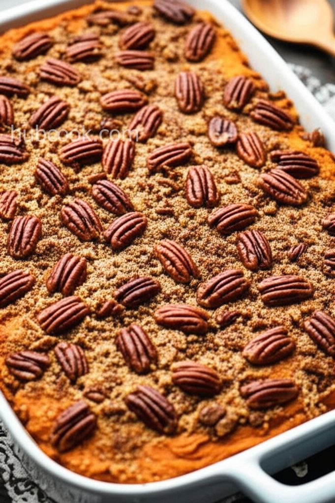 Sweet Potato Casserole with Pecans