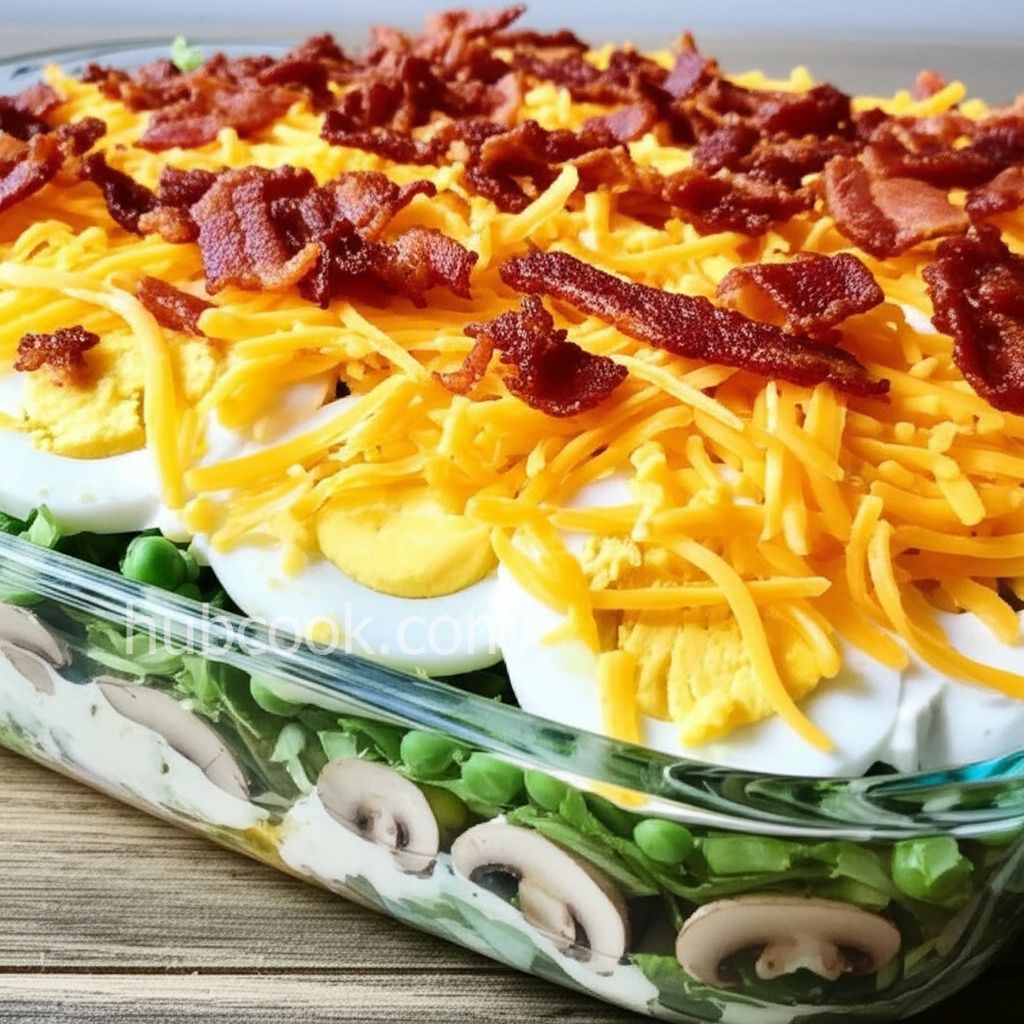 Twenty Four Hour Layered Salad
