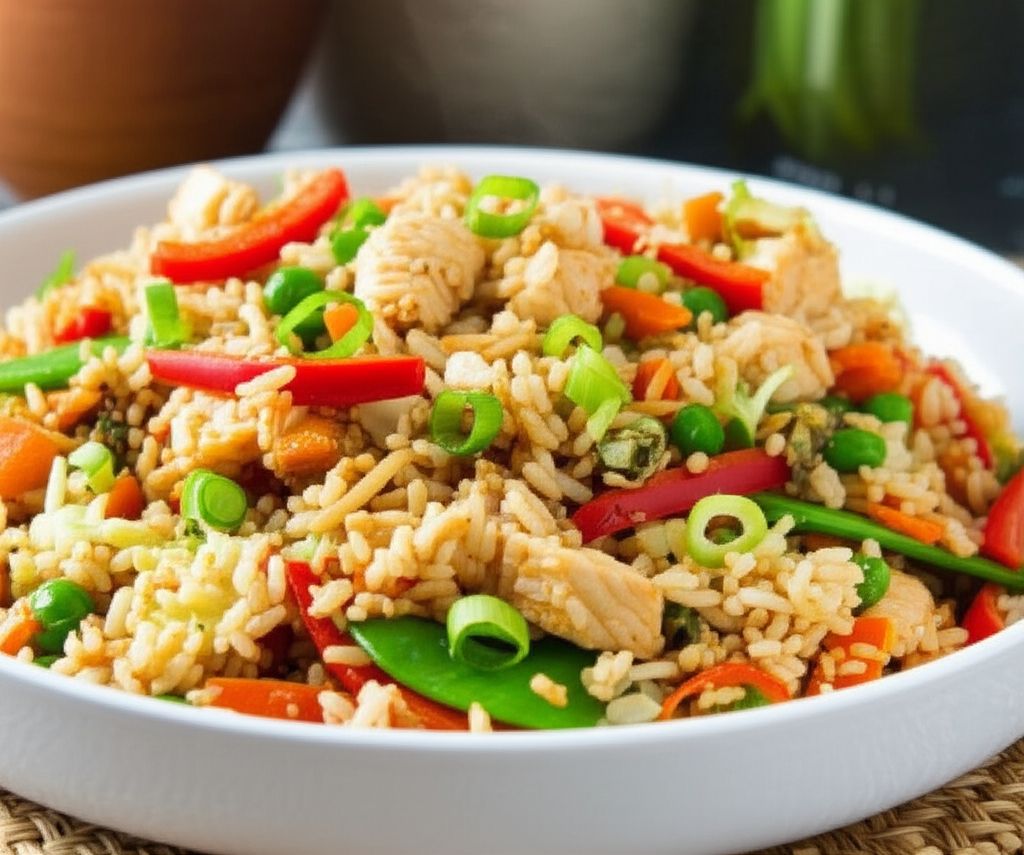 Veggie-Packed Chicken Fried Rice