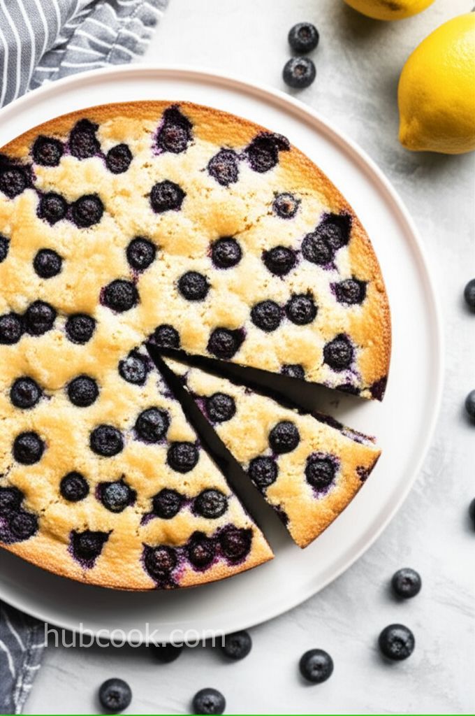 Blueberry-Lemon Breakfast Cake