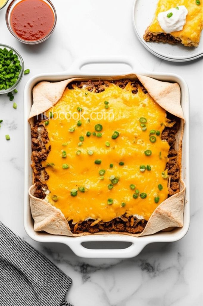 Breakfast Crunchwrap Casserole