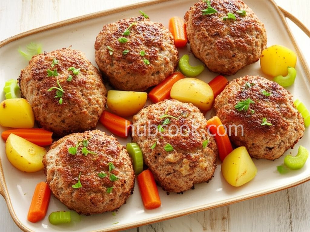 Doggy Meatloaf with Vegetables