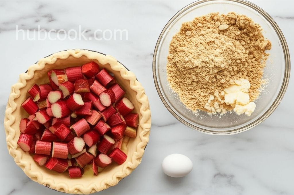 Easy Rhubarb Pie