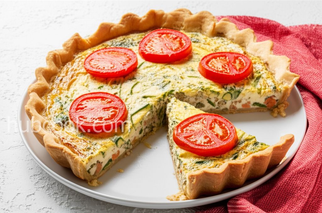 Loaded Vegetarian Quiche