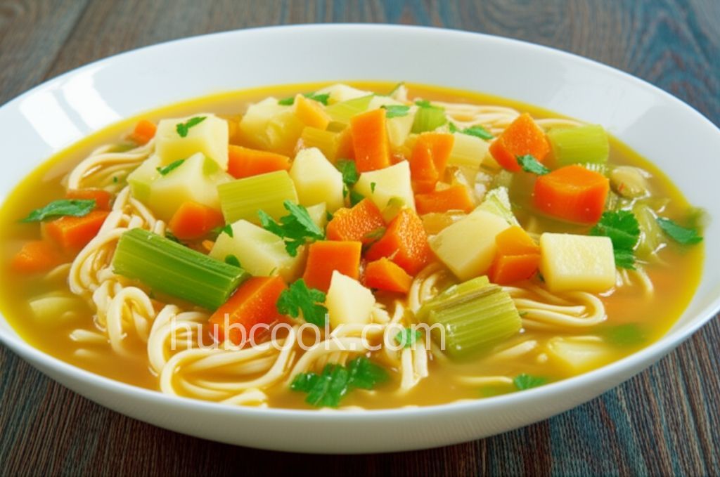 Potato, Leek, Carrot and Turmeric Soup