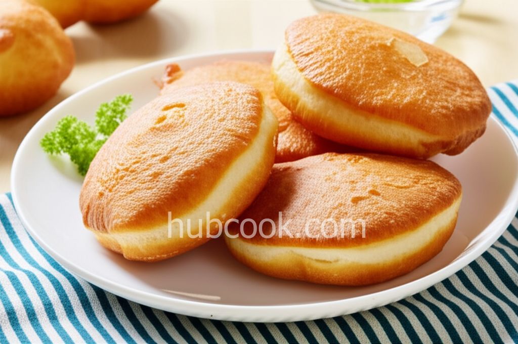South African Traditional Vetkoek (Fried Bread)