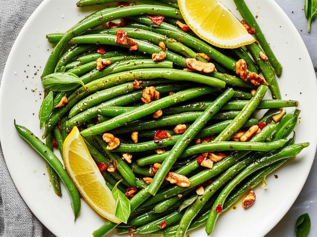 Stacy's Basil-Lemon Green Beans