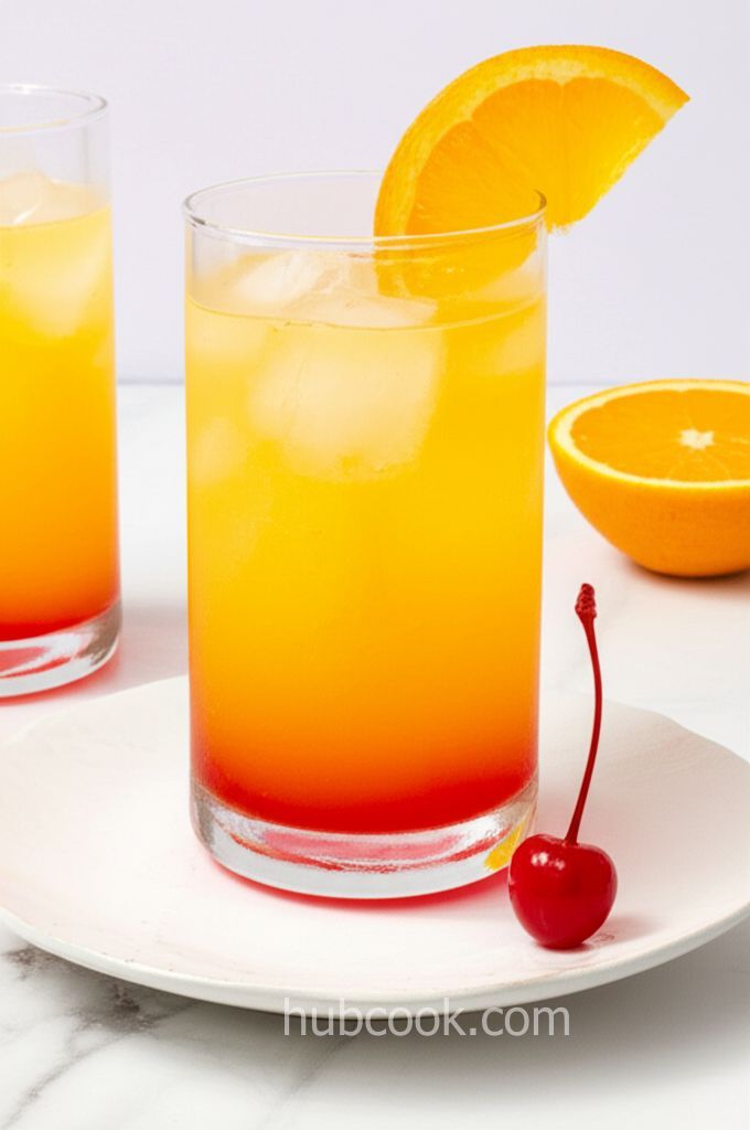 Tequila Sunrise Cocktail