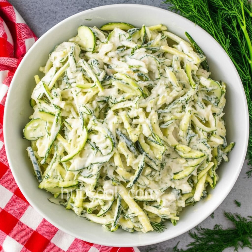 Zucchini Cucumber Salad