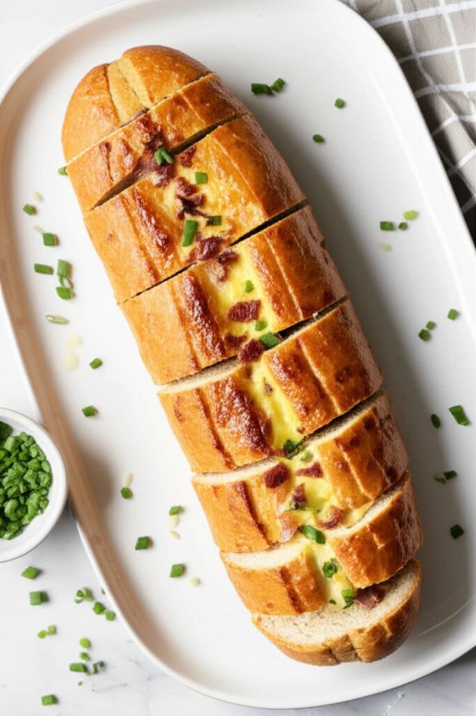 Bacon, Egg, and Cheese-Stuffed Loaf
