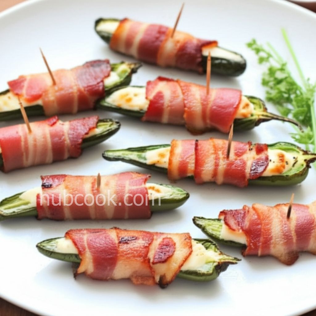 Baked Bacon Jalapeno Wraps