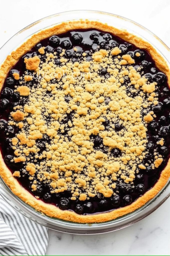 Blueberry Custard Pie