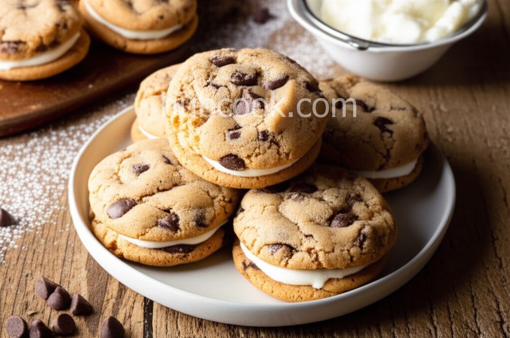 Cheesecake-Stuffed Chocolate Chip Cookies