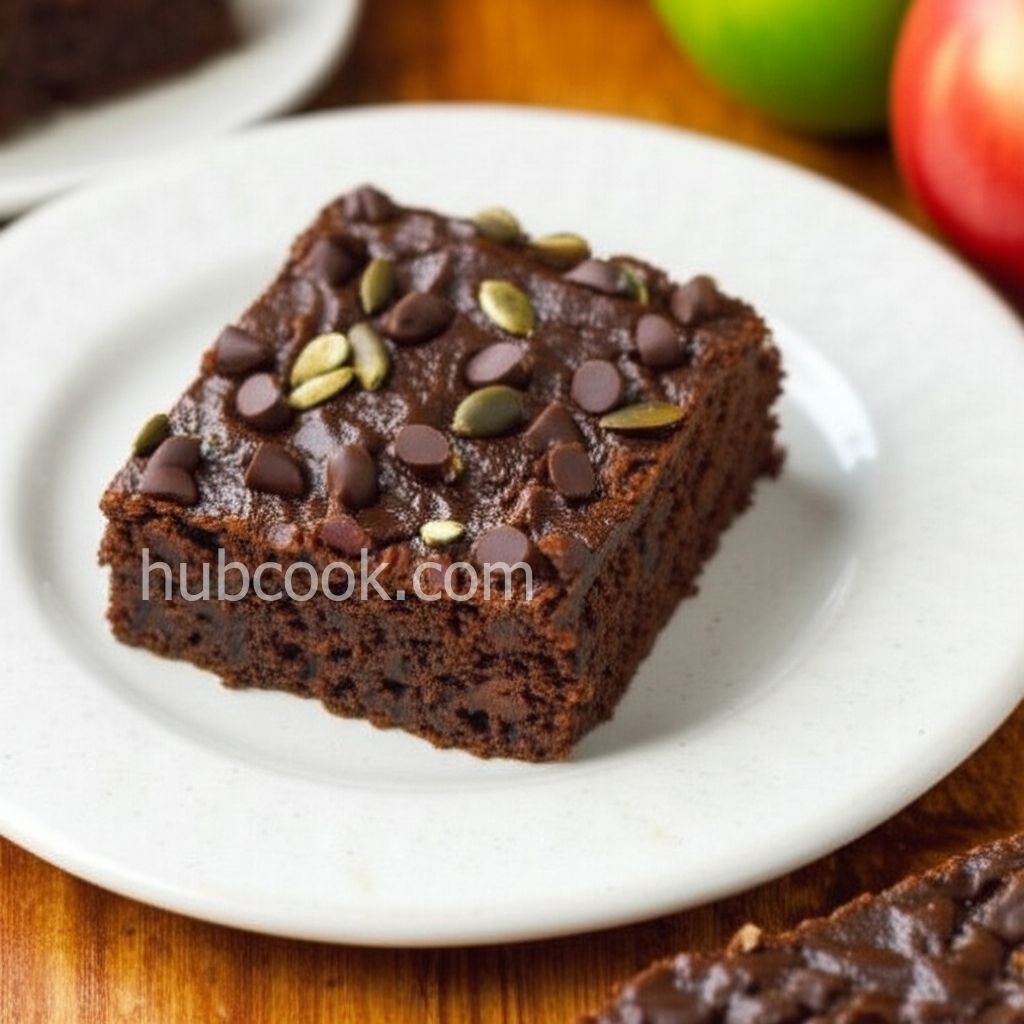 Chocolate Apple Zucchini Picnic Cake