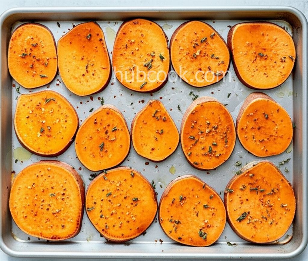 Thyme Roasted Sweet Potatoes